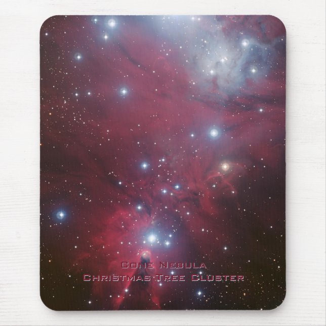 Christmas Tree Cluster - NGC 2264 Mouse Mat (Front)