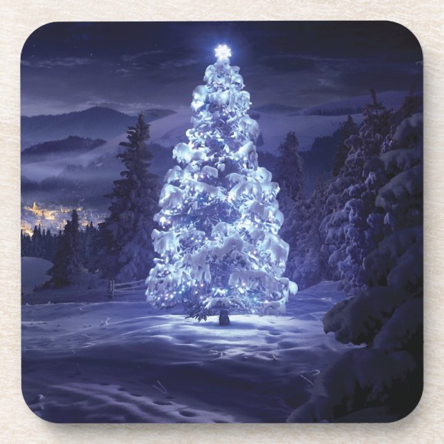 Christmas Tree  Coaster (Front)