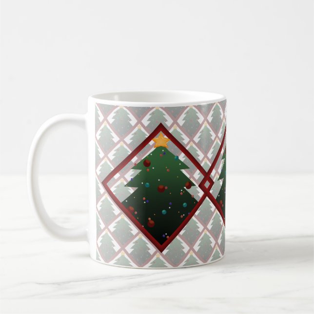 Christmas Tree Coffee Mug (Left)