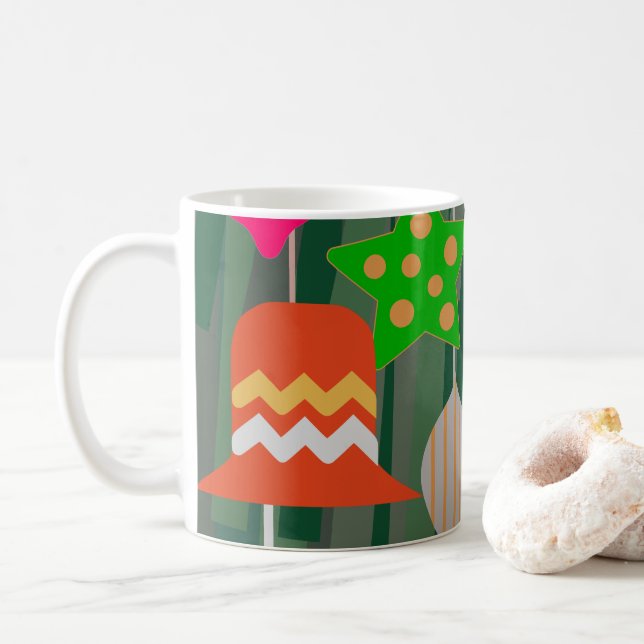 Christmas Tree Coffee Mug (With Donut)