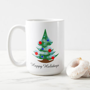 Christmas tree coffee mug
