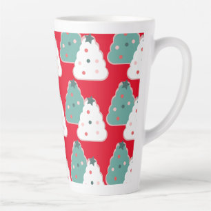 Christmas Tree Cookie Dough Homemade Mix Red     Latte Mug