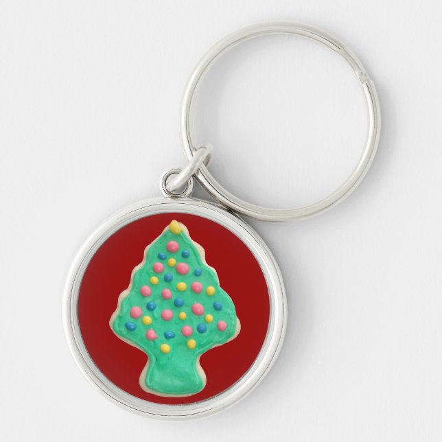 Christmas Tree Cookie Keychain (Front)