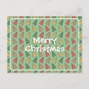 Christmas Tree Cookies Postcard