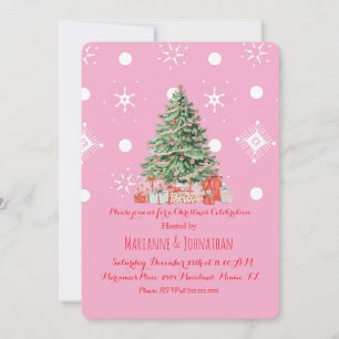 Christmas Tree Corporate Office Event Invitation