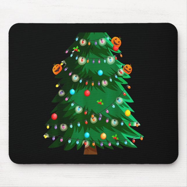 Christmas Tree Costume Idea For Adults &amp; Chris Mouse Mat (Front)