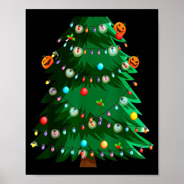 Christmas Tree Costume Idea For Adults &amp; Chris Poster (Front)