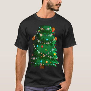 Christmas Tree Costume Idea For Adults & Chris T-Shirt
