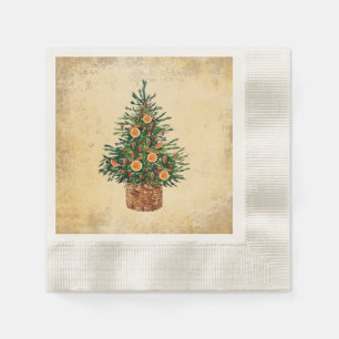 Christmas Tree Country Traditional Simple Napkin
