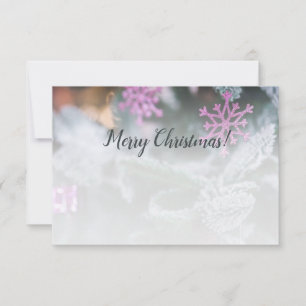 Christmas Tree Custom Photo Season Greetings Card