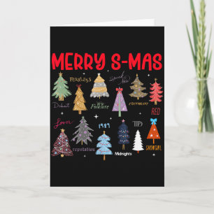 Christmas Tree Cute Merry S-mas Matching Family Co Card