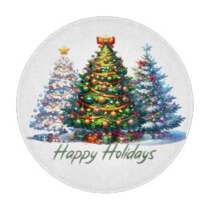 Christmas tree cutting board