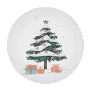 Christmas tree cutting board