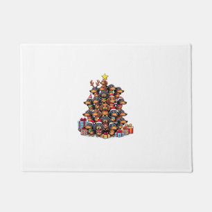 Christmas Tree Dachshund Sausage Dog Dachshunds Doormat