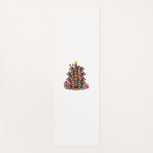 Christmas Tree Dachshund Sausage Dog Dachshunds Yoga Mat