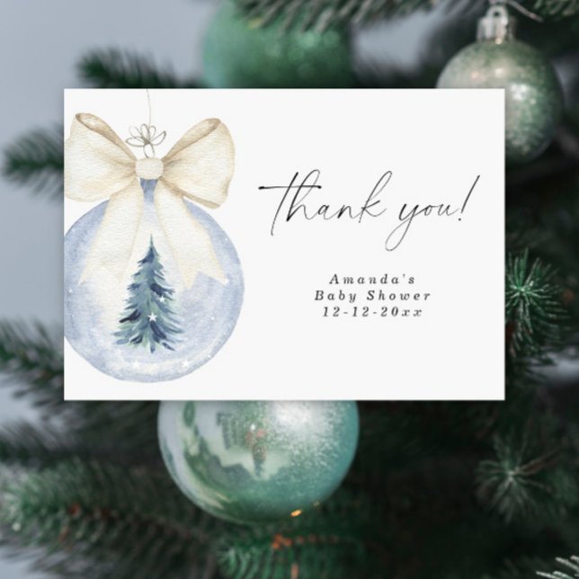 Christmas tree decoration Baby shower Thank You (Creator Uploaded)