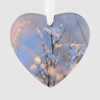 Christmas tree decoration, heart ornament