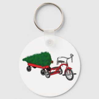 christmas tree delivery key ring