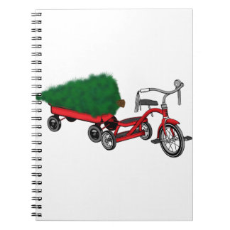 christmas tree delivery notebook