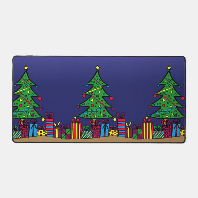 Christmas tree desk mat (Front)