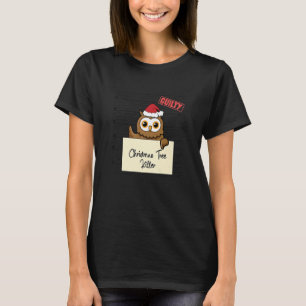 Christmas tree destroyer  Owl T-Shirt