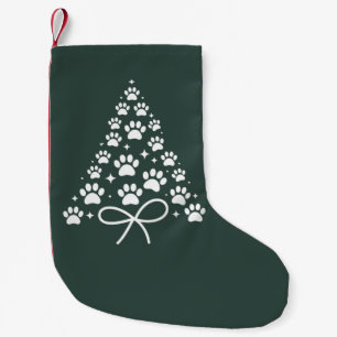 Christmas Tree Dog Lover Owner Gift Holiday Small Christmas Stocking