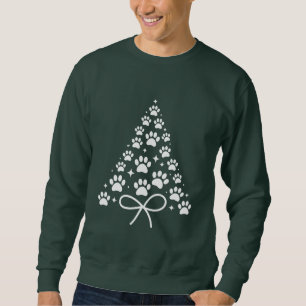 Christmas Tree Dog Lover Owner Gift Holiday  Sweatshirt