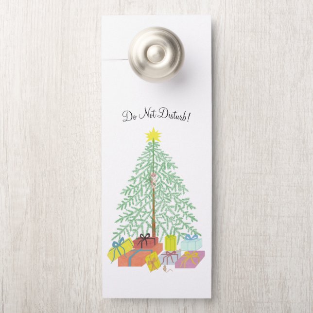 Christmas Tree Door Hanger (On Knob)