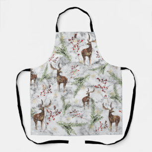 Christmas Tree Dot Art Apron