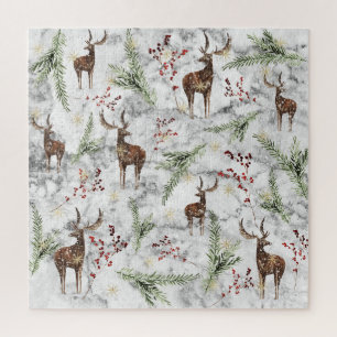 Christmas Tree Dot Art Jigsaw Puzzle