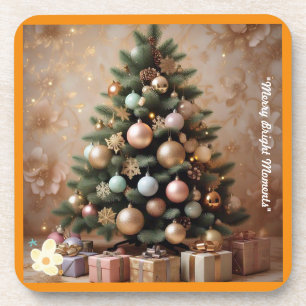 "Christmas Tree Elegance" Coaster