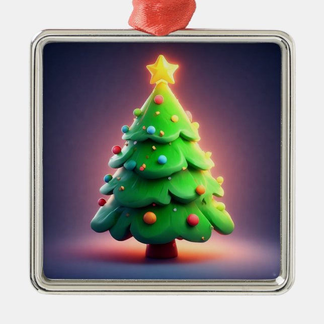 🎁Christmas Tree Elegant Keepsake Holiday Gift ✨ Metal Tree Decoration (Front)