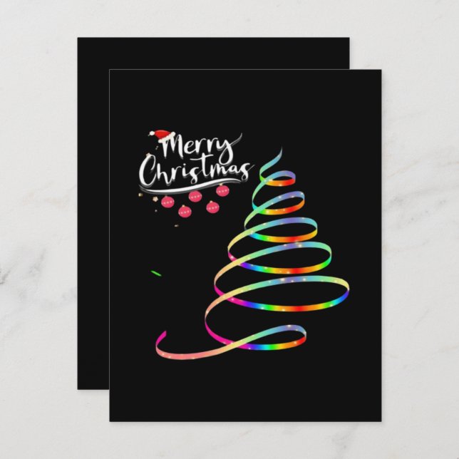  Christmas Tree   Enclosure Card (Front/Back)