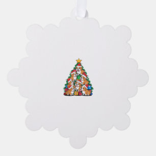 Christmas Tree English Bulldog Bulldogs Decoration Card