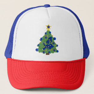 Christmas Tree - European Union Flag - EU Euro Trucker Hat