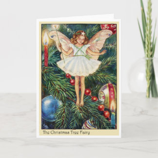 Christmas Tree Fairy Holiday Card