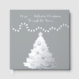 Christmas Tree Family Holiday Party Guest Book