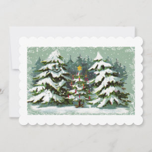 Christmas Tree Family Invitation