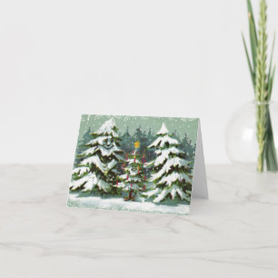 Christmas Tree Family Notecard