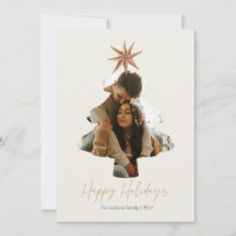 Christmas Tree Family Photo Card