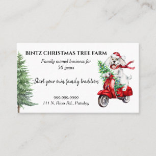 Christmas Tree Farm Business Cards