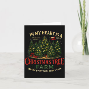 Christmas Tree Farm In My Heart Holiday Forest Gif Card