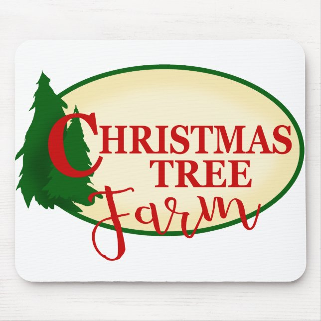 Christmas Tree Farm Mouse Mat (Front)
