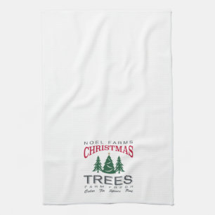 CHRISTMAS TREE FARM TEA TOWEL