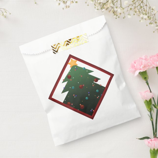 Christmas Tree Favour Bags (Sealed)
