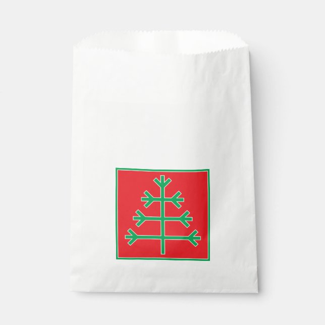 Christmas tree favour bags (Front)