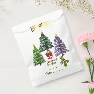Christmas Tree  Favour Bags