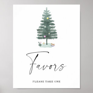 Christmas tree - Favours Poster