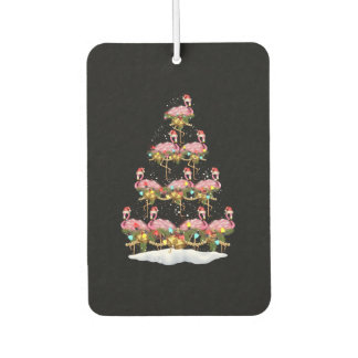 Christmas Tree Flamingo Car Air Freshener