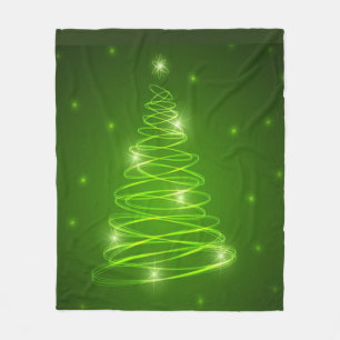 Christmas Tree Fleece Blanket